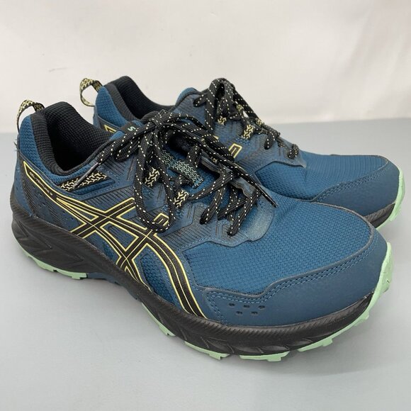 Asics Men's Athletic Shoes - Blue and Yellow - Picture 1 of 14